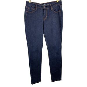 Old Navy Skinny Womens Size 6 Dark Blue Denim Jeans Tapered